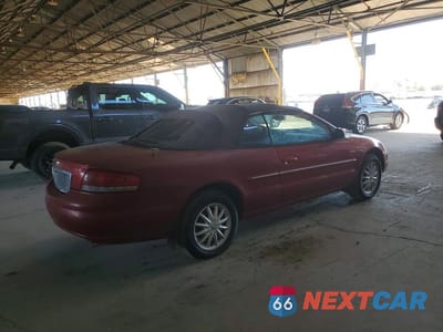 Trzecie zdjęcie samochodu z tyłu: 2002 CHRYSLER SEBRING LX VIN:1C3EL45R32N183299 - miniatura