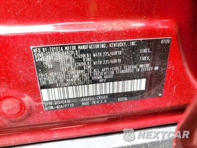 Zdjęcie 12 z 12 samochodu: 2020 TOYOTA RAV4 LIMITED VIN:4T3DWRFV1LU007501 - miniatura