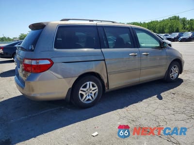 Trzecie zdjęcie samochodu z tyłu: 2007 HONDA ODYSSEY EXL VIN:5FNRL38747B130800 - miniatura