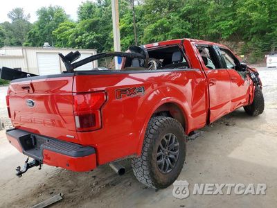 Trzecie zdjęcie samochodu z tyłu: 2019 FORD F150 SUPERCREW VIN:1FTFW1E46KKC28070 - miniatura