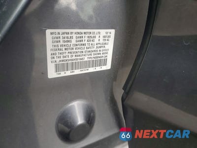 Zdjęcie 12 z 12 samochodu: 2017 HONDA FIT LX VIN:JHMGK5H56HS018457 - miniatura