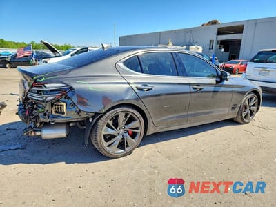 Trzecie zdjęcie samochodu z tyłu: 2022 GENESIS G70 3.3T STANDARD VIN:KMTG54TE9NU100940 - miniatura