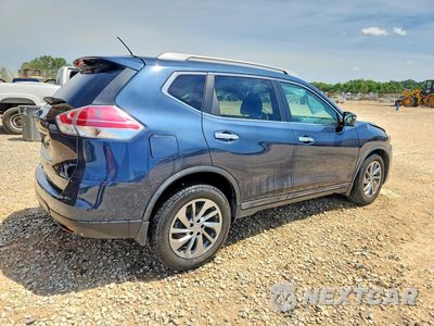 Trzecie zdjęcie samochodu z tyłu: 2015 NISSAN ROGUE SL VIN:5N1AT2MT6FC886792 - miniatura