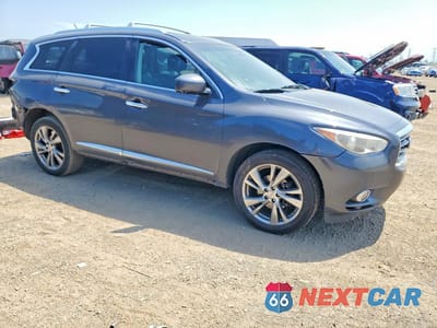 Czwarte zdjęcie samochodu z boku: 2013 INFINITI JX35 BASE VIN:5N1AL0MM9DC352051 - miniatura