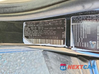 Zdjęcie 12 z 12 samochodu: 2001 BMW 325 I VIN:WBAAV33461FU91384 - miniatura
