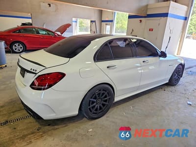 Trzecie zdjęcie samochodu z tyłu: 2020 MERCEDES-BENZ C 63 AMG VIN:55SWF8GB0LU332278 - miniatura