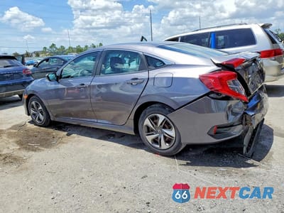 Drugie zdjęcie samochodu z przodu: 2019 HONDA CIVIC LX VIN:19XFC2F65KE008212 - miniatura