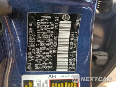 Zdjęcie 13 z 13 samochodu: 2016 TOYOTA AVALON HYBRID LIMITED VIN:4T1BD1EBXGU054773 - miniatura