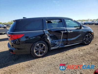 Trzecie zdjęcie samochodu z tyłu: 2022 HONDA ODYSSEY ELITE VIN:5FNRL6H90NB059305 - miniatura