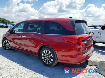 Drugie zdjęcie samochodu z przodu: 2022 HONDA ODYSSEY EXL VIN:5FNRL6H7XNB034359 - miniatura