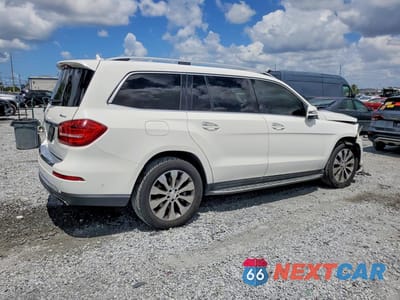 Trzecie zdjęcie samochodu z tyłu: 2017 MERCEDES-BENZ GLS 450 4MATIC VIN:4JGDF6EE8HA861645 - miniatura