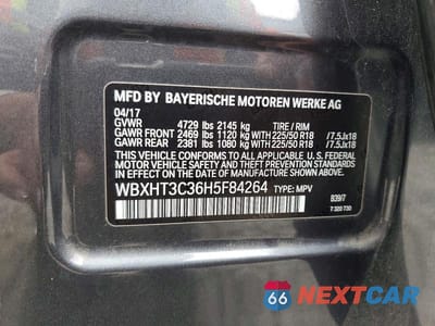 Zdjęcie 12 z 12 samochodu: 2017 BMW X1 XDRIVE28I VIN:WBXHT3C36H5F84264 - miniatura