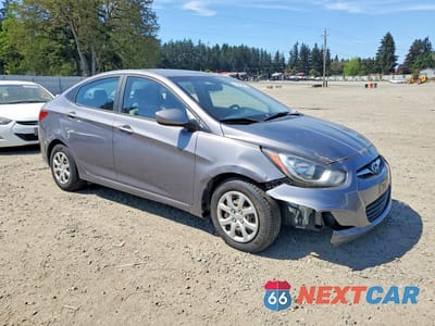 Czwarte zdjęcie samochodu z boku: 2014 HYUNDAI ACCENT GLS VIN:KMHCT4AE5EU597860 - miniatura