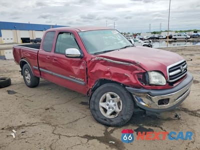 Czwarte zdjęcie samochodu z boku: 2002 TOYOTA TUNDRA SR5 V8 VIN:5TBRT34182S229389 - miniatura
