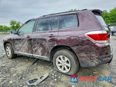 Drugie zdjęcie samochodu z przodu: 2012 TOYOTA HIGHLANDER BASE VIN:5TDZK3EH7CS060490 - miniatura