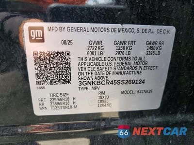 Zdjęcie 12 z 12 samochodu: 2025 CHEVROLET BLAZER 2LT VIN:3GNKBCR45SS269124 - miniatura