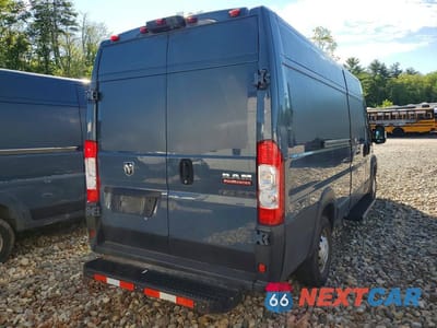 Trzecie zdjęcie samochodu z tyłu: 2020 RAM PROMASTER 3500 DELIVERY VAN VIN:3C6URVJGXLE129334 - miniatura