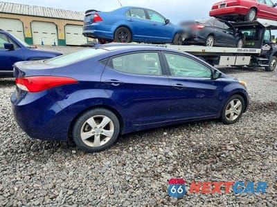Trzecie zdjęcie samochodu z tyłu: 2011 HYUNDAI ELANTRA GLS VIN:5NPDH4AE9BH011998 - miniatura