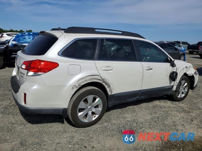 Trzecie zdjęcie samochodu z tyłu: 2012 SUBARU OUTBACK 2.5I LIMITED VIN:4S4BRBJC4C3271578 - miniatura