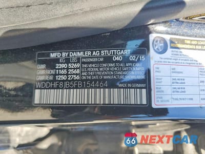 Zdjęcie 12 z 12 samochodu: 2015 MERCEDES-BENZ E 350 4MATIC VIN:WDDHF8JB5FB154464 - miniatura