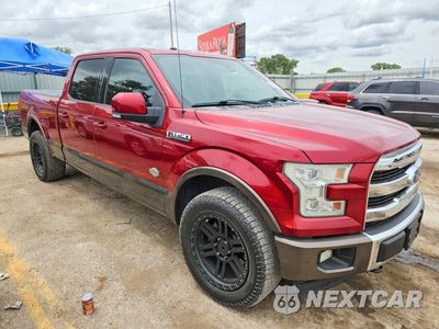 Czwarte zdjęcie samochodu z boku: 2017 FORD F150 SUPERCREW VIN:1FTFW1EF6HFB21250 - miniatura