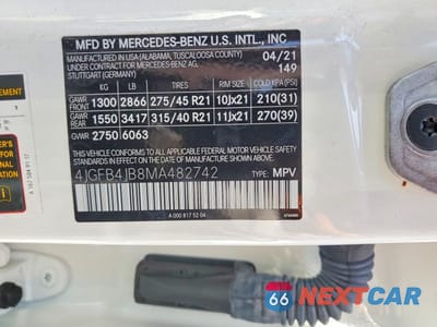 Zdjęcie 14 z 14 samochodu: 2021 MERCEDES-BENZ GLE 350 VIN:4JGFB4JB8MA482742 - miniatura
