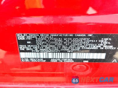 Zdjęcie 14 z 14 samochodu: 2011 TOYOTA RAV4 BASE VIN:2T3BF4DVXBW092477 - miniatura