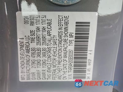 Zdjęcie 13 z 13 samochodu: 2025 HONDA CR-V LX VIN:7FARS4H20SE003357 - miniatura