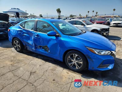 Czwarte zdjęcie samochodu z boku: 2021 NISSAN SENTRA SV VIN:3N1AB8CV2MY225359 - miniatura