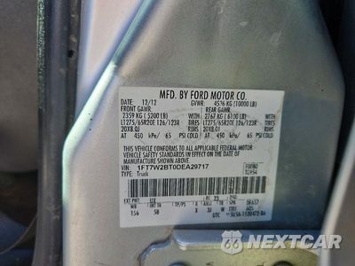 Zdjęcie 12 z 12 samochodu: 2013 FORD F250 SUPER DUTY VIN:1FT7W2BT0DEA29717 - miniatura