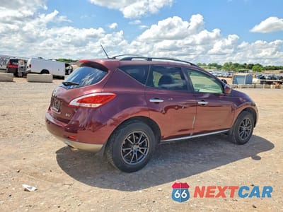 Trzecie zdjęcie samochodu z tyłu: 2012 NISSAN MURANO S VIN:JN8AZ1MUXCW101467 - miniatura