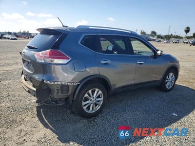 Trzecie zdjęcie samochodu z tyłu: 2015 NISS ROGUE SV VIN:KNMAT2MTXFP534439 - miniatura