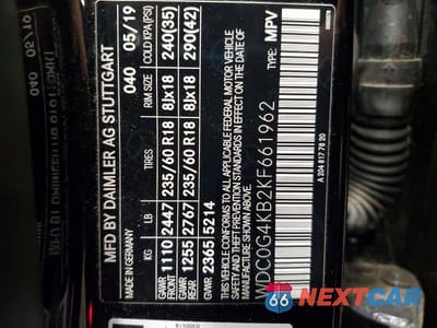 Zdjęcie 13 z 13 samochodu: 2019 MERCEDES-BENZ GLC 300 4MATIC VIN:WDC0G4KB2KF661962 - miniatura