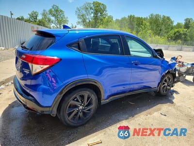 Trzecie zdjęcie samochodu z tyłu: 2021 HONDA HR-V SPORT VIN:3CZRU6H17MM734191 - miniatura