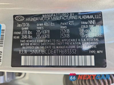 Zdjęcie 13 z 13 samochodu: 2026 HYUNDAI TUCSON SEL VIN:5NMJBCDE4TH683332 - miniatura