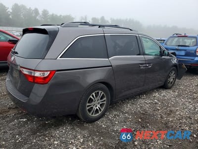 Trzecie zdjęcie samochodu z tyłu: 2013 HONDA ODYSSEY EXL VIN:5FNRL5H68DB014059 - miniatura