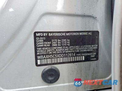 Zdjęcie 12 z 12 samochodu: 2013 BMW 528 XI VIN:WBAXH5C5XDD112814 - miniatura
