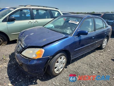 2002 HONDA CIVIC EX 2HGES26882H586715 - główne zdjęcie licytacji z USA - miniatura