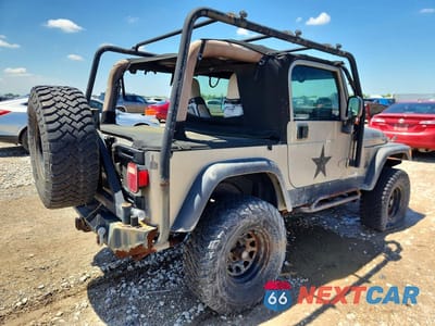 Trzecie zdjęcie samochodu z tyłu: 2006 JEEP WRANGLER / TJ SE VIN:1J4FA29196P716727 - miniatura