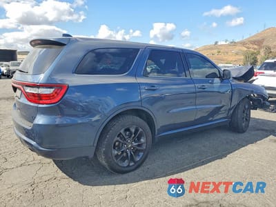 Trzecie zdjęcie samochodu z tyłu: 2021 DODGE DURANGO SXT VIN:1C4RDHAG1MC609141 - miniatura