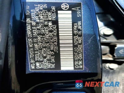 Zdjęcie 13 z 13 samochodu: 2011 TOYOTA YARIS BASE VIN:JTDBT4K30B1406243 - miniatura
