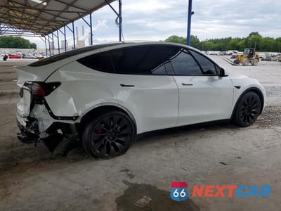Trzecie zdjęcie samochodu z tyłu: 2022 TESLA MODEL Y VIN:7SAYGDEF6NF441968 - miniatura