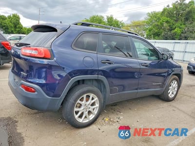 Trzecie zdjęcie samochodu z tyłu: 2016 JEEP CHEROKEE SPORT VIN:1C4PJLABXGW207306 - miniatura