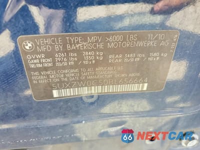 Zdjęcie 13 z 13 samochodu: 2011 BMW X5 XDRIVE35D VIN:5UXZW0C50BL656664 - miniatura