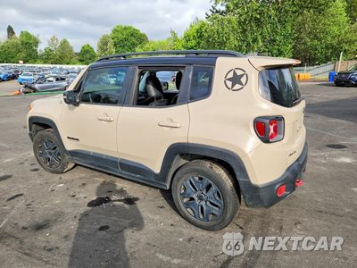 Drugie zdjęcie samochodu z przodu: 2017 JEEP RENEGADE TRAILHAWK VIN:ZACCJBCB4HPE98454 - miniatura