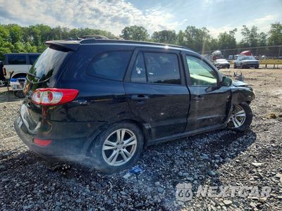 Trzecie zdjęcie samochodu z tyłu: 2012 HYUNDAI SANTA FE SE VIN:5XYZHDAG2CG120657 - miniatura