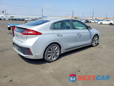 Trzecie zdjęcie samochodu z tyłu: 2018 HYUNDAI IONIQ LIMITED VIN:KMHC05LC7JU063540 - miniatura