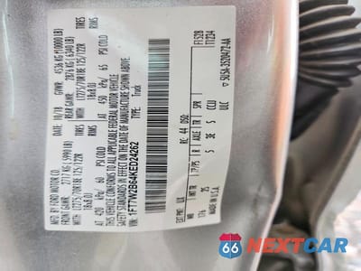 Zdjęcie 12 z 12 samochodu: 2019 FORD F250 SUPER DUTY VIN:1FT7W2B64KED24262 - miniatura