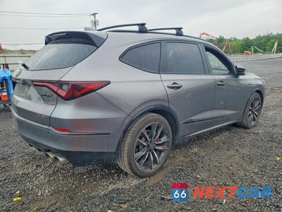 Trzecie zdjęcie samochodu z tyłu: 2022 ACURA MDX TYPE S ADVANCE VIN:5J8YD8H81NL000600 - miniatura