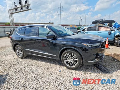 Czwarte zdjęcie samochodu z boku: 2022 ACURA MDX ADVANCE VIN:5J8YE1H83NL040469 - miniatura